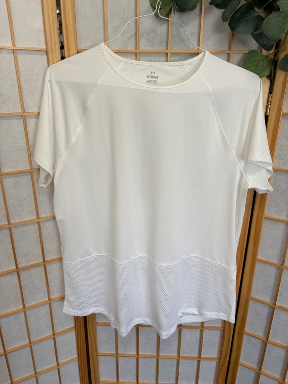 Under Armour White Performance Crew Neck Tee